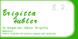brigitta hubler business card