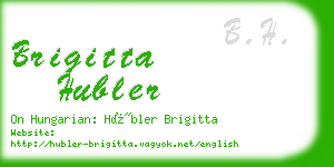 brigitta hubler business card